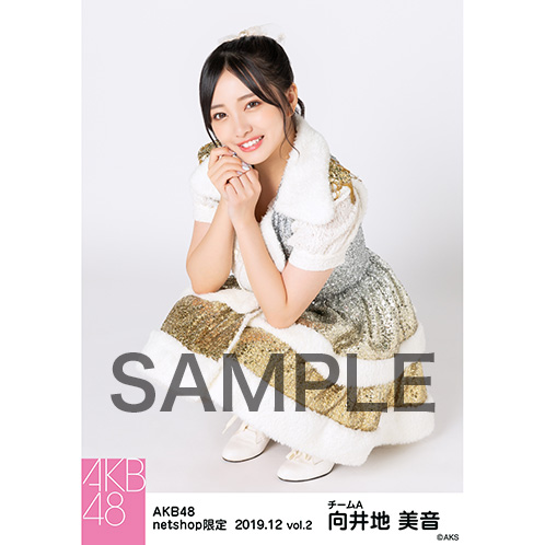 AKB48 2019年12月度 net shop限定個別生写真5枚セットvol.2 向井
