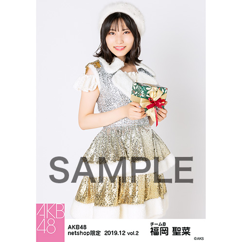 yosshi　　福岡聖菜セット② AKB48 2019年12月度 net shop限定個別生写真5枚セットvol.2 福岡