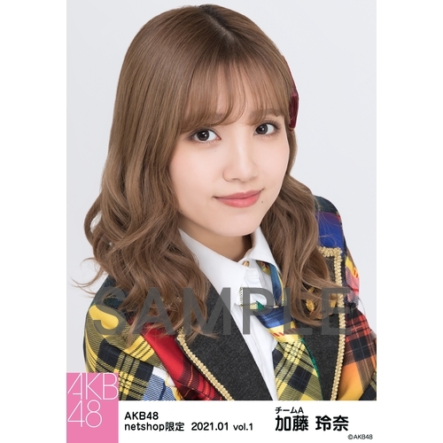 Akb48 21年1月度 Net Shop限定個別生写真5枚セットvol 1 加藤玲奈 Akb48 Official Shop