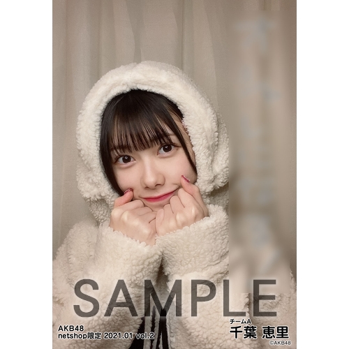 AKB48 2021年1月度 net shop限定個別生写真5枚セットvol.2