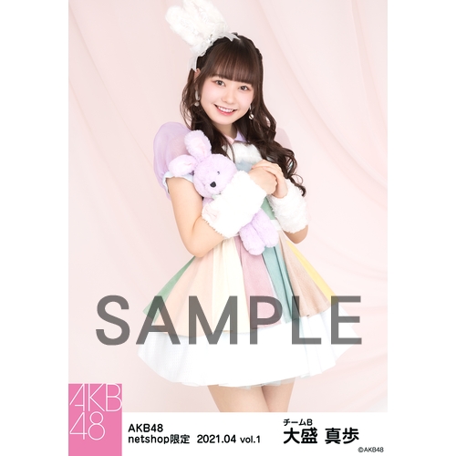 予約商品】AKB48 2021年4月度 net shop限定個別生写真5枚セットvol.1