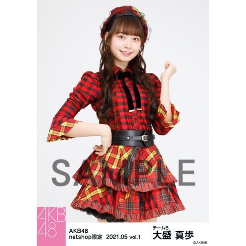 予約商品】AKB48 2021年5月度 net shop限定個別生写真5枚セットvol.1