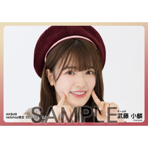 予約商品】AKB48 2021年9月度 net shop限定個別生写真5枚セットvol.2