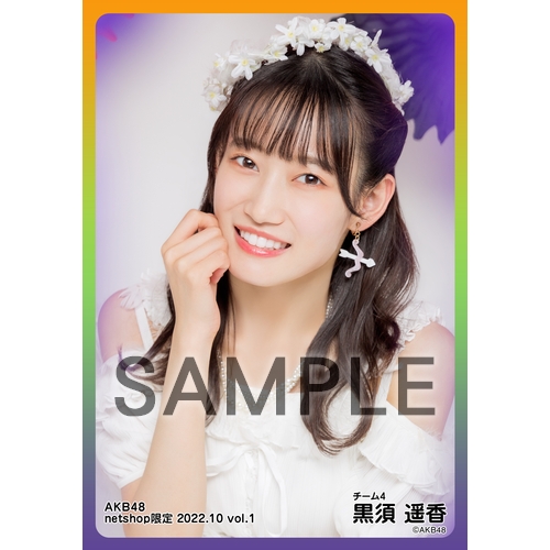 予約商品】AKB48 2022年10月度 net shop限定個別生写真5枚セットvol.1