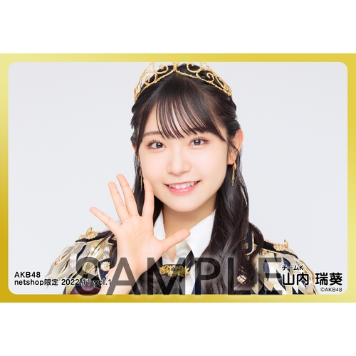 予約商品】AKB48 2022年11月度 net shop限定個別生写真5枚セットvol.1