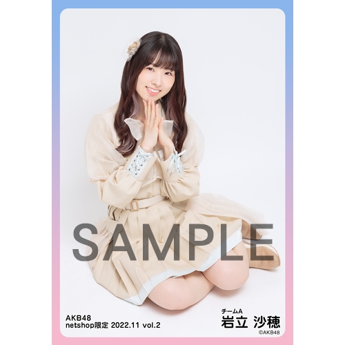 予約商品】AKB48 2022年11月度 net shop限定個別生写真5枚セットvol.2