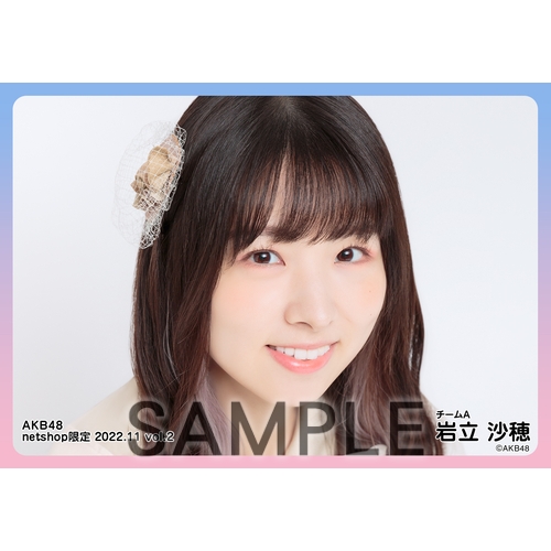 予約商品】AKB48 2022年11月度 net shop限定個別生写真5枚セットvol.2