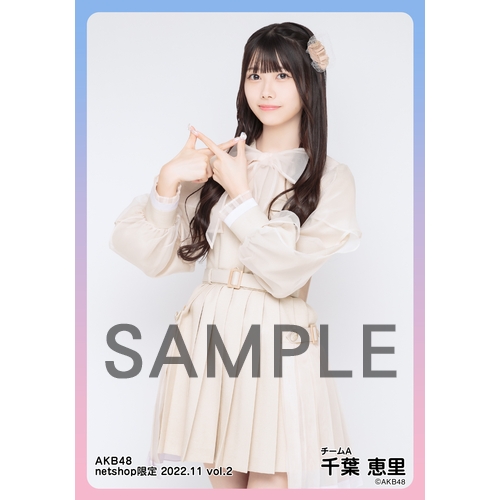 予約商品】AKB48 2022年11月度 net shop限定個別生写真5枚セットvol.2