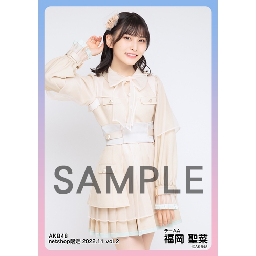 予約商品】AKB48 2022年11月度 net shop限定個別生写真5枚セットvol.2
