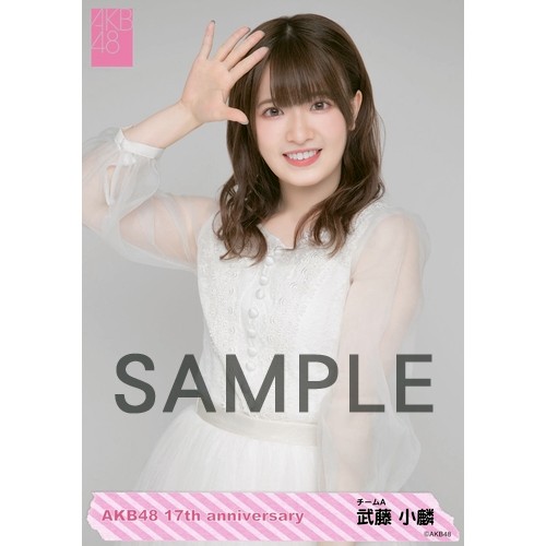 予約商品】AKB48 net shop限定 17周年記念個別生写真5枚セット 武藤小