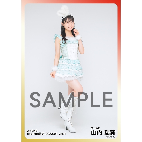 予約商品】AKB48 2023年1月度 net shop限定個別生写真5枚セットvol.1