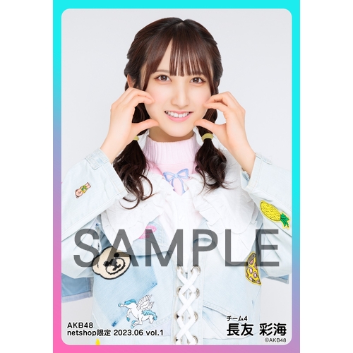 予約商品】AKB48 2023年6月度 net shop限定個別生写真5枚セットvol.1