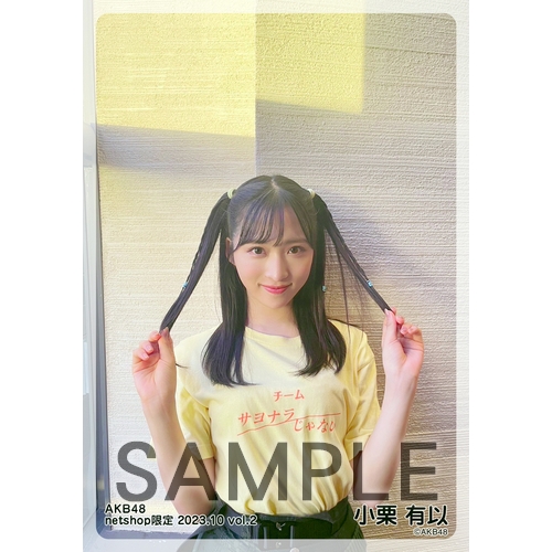 AKB48 生写真 サムネイル 通常盤 会場購入特典 小栗有以 2枚セット レア AK-003-2310-83147_p02_500.jpg