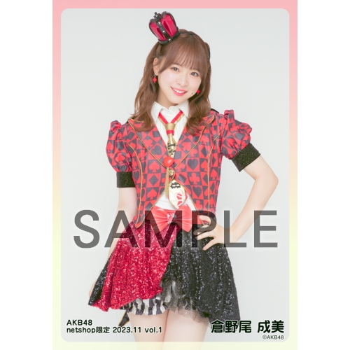 予約商品】AKB48 2023年11月度 net shop限定個別生写真5枚セットvol.1