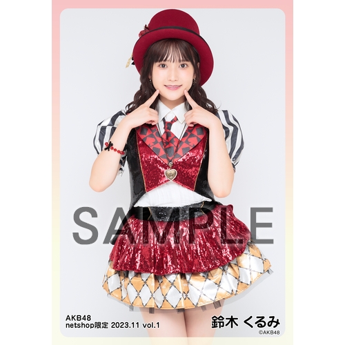 予約商品】AKB48 2023年11月度 net shop限定個別生写真5枚セット