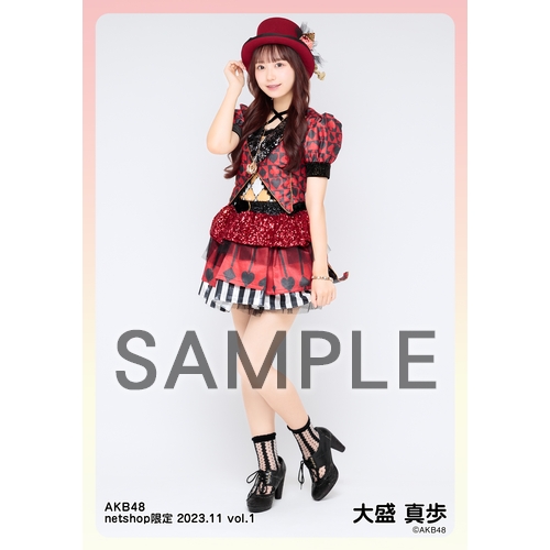 予約商品】AKB48 2023年11月度 net shop限定個別生写真5枚セット