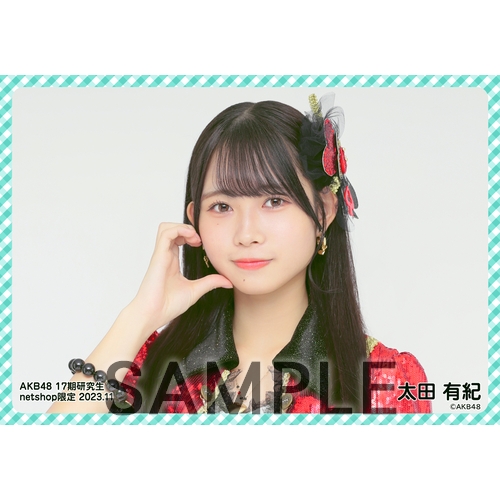 予約商品】AKB48 17期研究生 2023年11月度 net shop限定個別生写真5枚