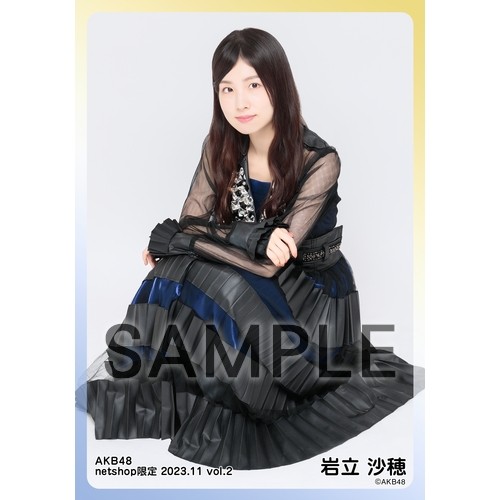 yosshi　　岩立沙穂セット② 予約商品】AKB48 2023年11月度 net shop限定個別生写真5枚セットvol.2