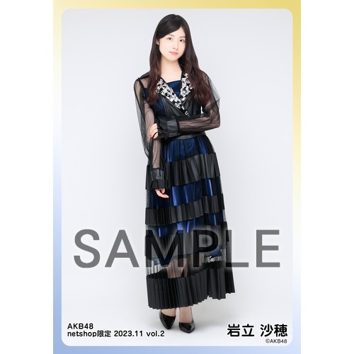 yosshi　　岩立沙穂セット② 予約商品】AKB48 2024年5月度 net shop限定個別生写真5枚セットvol.2