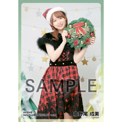 予約商品】AKB48 2023年12月度 net shop限定個別生写真5枚セット