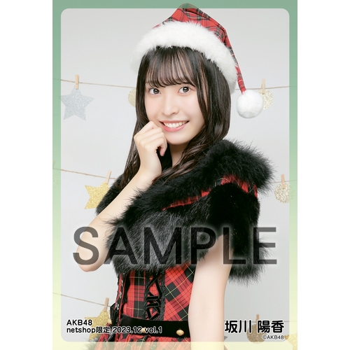 予約商品】AKB48 2023年12月度 net shop限定個別生写真5枚セットvol.1