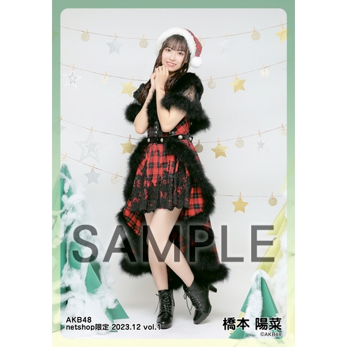 予約商品】AKB48 2023年12月度 net shop限定個別生写真5枚セットvol.1