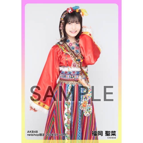 予約商品】AKB48 2024年1月度 net shop限定個別生写真5枚セット