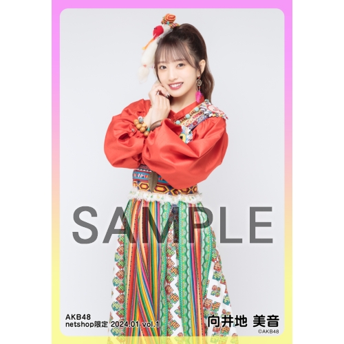 向井地美音　AKB48 生写真　成人式コンサート　ランダム　3枚コンプ 向井地美音 AKB48 20thライブツアー 名古屋 会場限定 ホログラム
