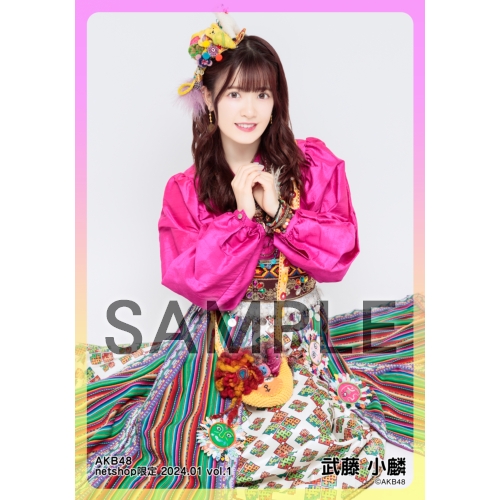 予約商品】AKB48 2024年1月度 net shop限定個別生写真5枚セットvol.1