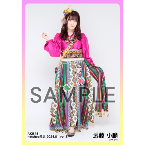 予約商品】AKB48 2024年1月度 net shop限定個別生写真5枚セットvol.1