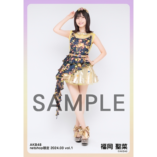 予約商品】AKB48 2024年3月度 net shop限定個別生写真5枚セットvol.1