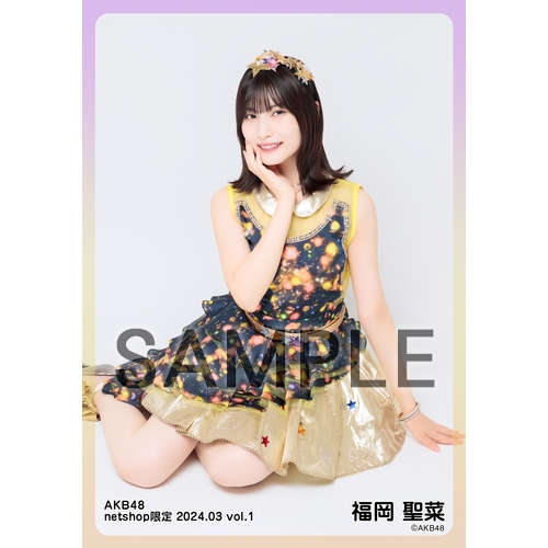 予約商品】AKB48 2024年3月度 net shop限定個別生写真5枚セットvol.1