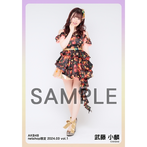 予約商品】AKB48 2024年3月度 net shop限定個別生写真5枚セットvol.1