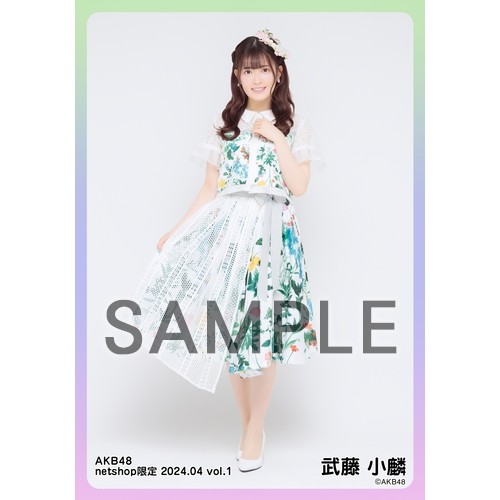 予約商品】AKB48 2024年4月度 net shop限定個別生写真5枚セットvol.1