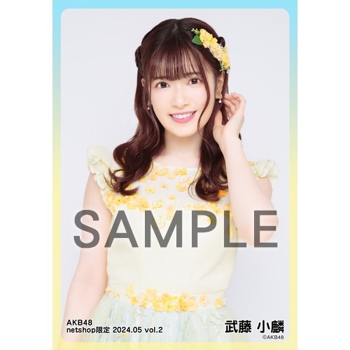 予約商品】AKB48 2024年5月度 net shop限定個別生写真5枚セットvol.2