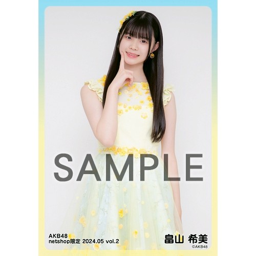 予約商品】AKB48 2024年5月度 net shop限定個別生写真5枚セットvol.2