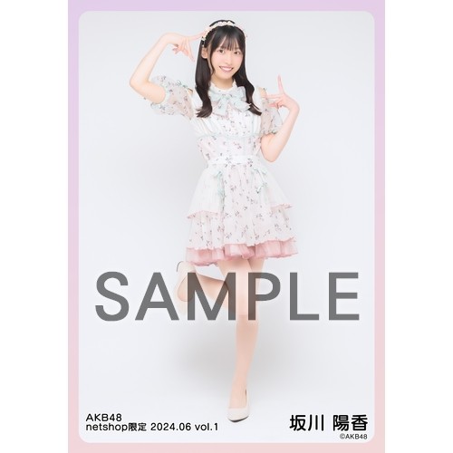 予約商品】AKB48 2024年6月度 net shop限定個別生写真5枚セット