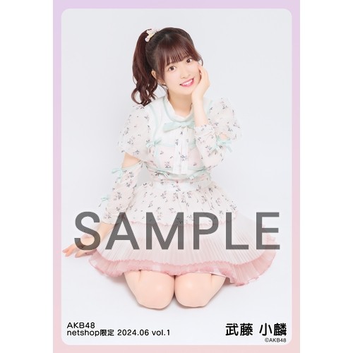 予約商品】AKB48 2024年6月度 net shop限定個別生写真5枚セットvol.1