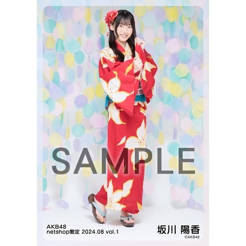 予約商品】AKB48 2024年8月度 net shop限定個別生写真5枚セット