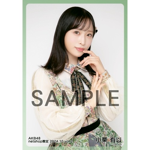 予約商品】AKB48 2024年10月度 net shop限定個別生写真5枚セットvol.2