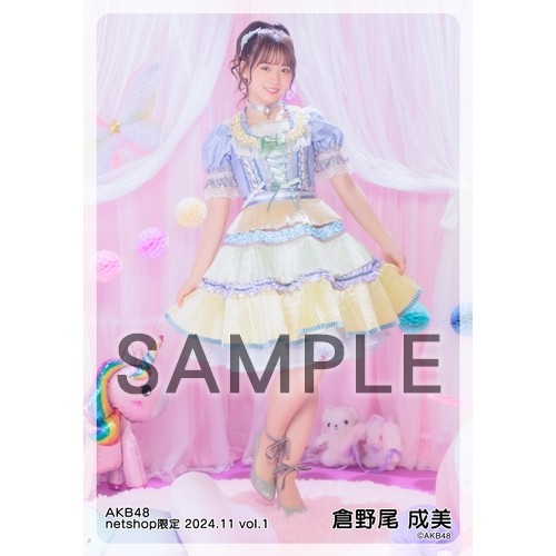 予約商品】AKB48 2024年11月度 net shop限定個別生写真5枚セットvol.1
