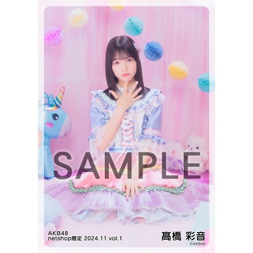 予約商品】AKB48 2024年11月度 net shop限定個別生写真5枚セットvol.1