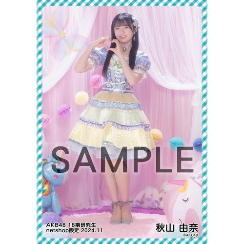 予約商品】AKB48 18期研究生 2024年11月度 net shop限定個別生写真5枚