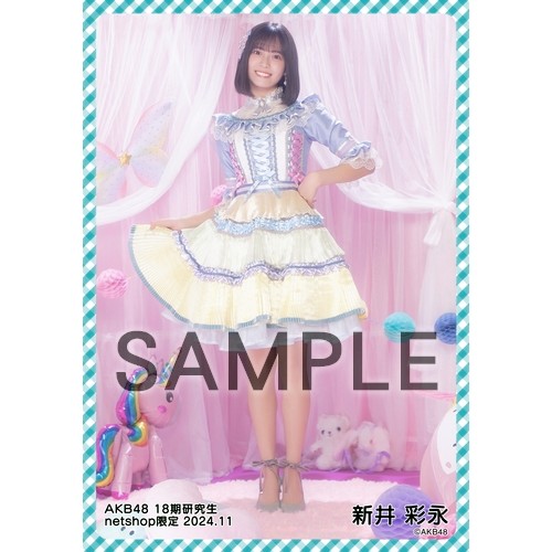 予約商品】AKB48 18期研究生 2024年11月度 net shop限定個別生写真5枚