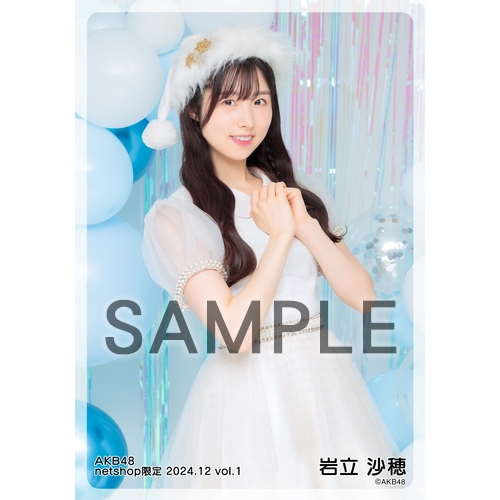 予約商品】AKB48 2024年12月度 net shop限定個別生写真5枚セットvol.1