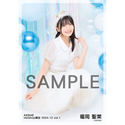 予約商品】AKB48 2024年12月度 net shop限定個別生写真5枚セットvol.1