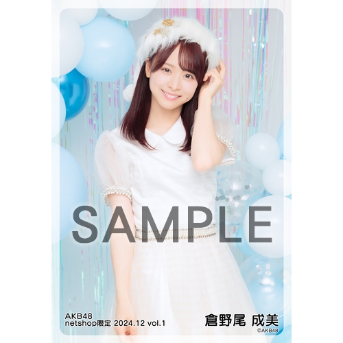 予約商品】AKB48 2024年12月度 net shop限定個別生写真5枚セット