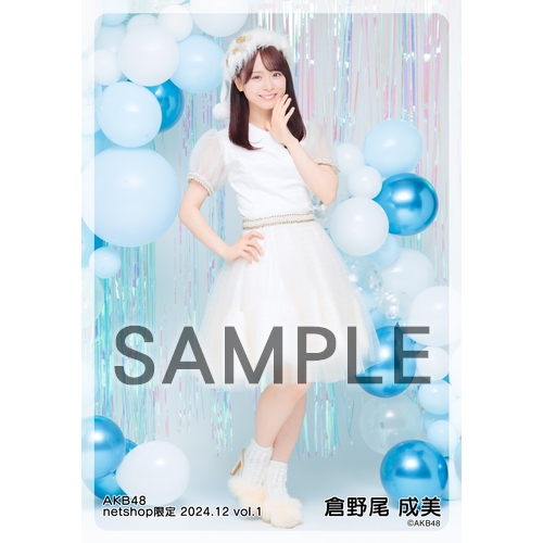 予約商品】AKB48 2024年12月度 net shop限定個別生写真5枚セット