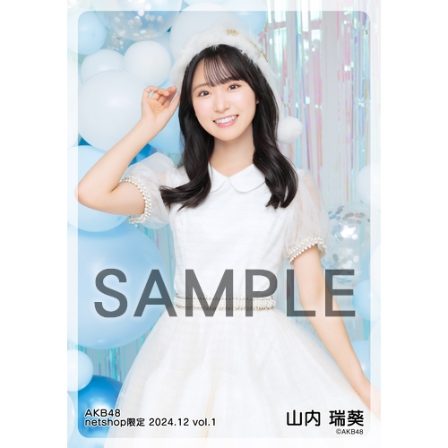 予約商品】AKB48 2024年12月度 net shop限定個別生写真5枚セットvol.1