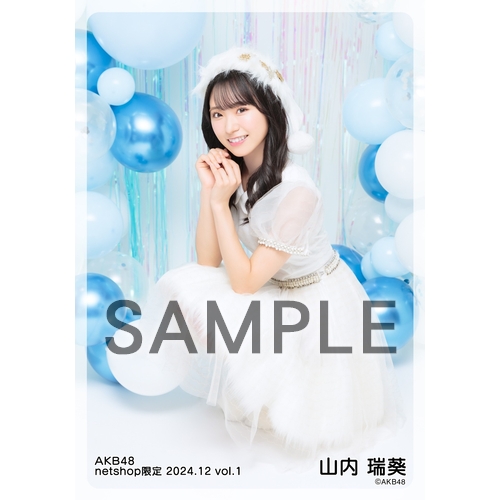 予約商品】AKB48 2024年12月度 net shop限定個別生写真5枚セットvol.1